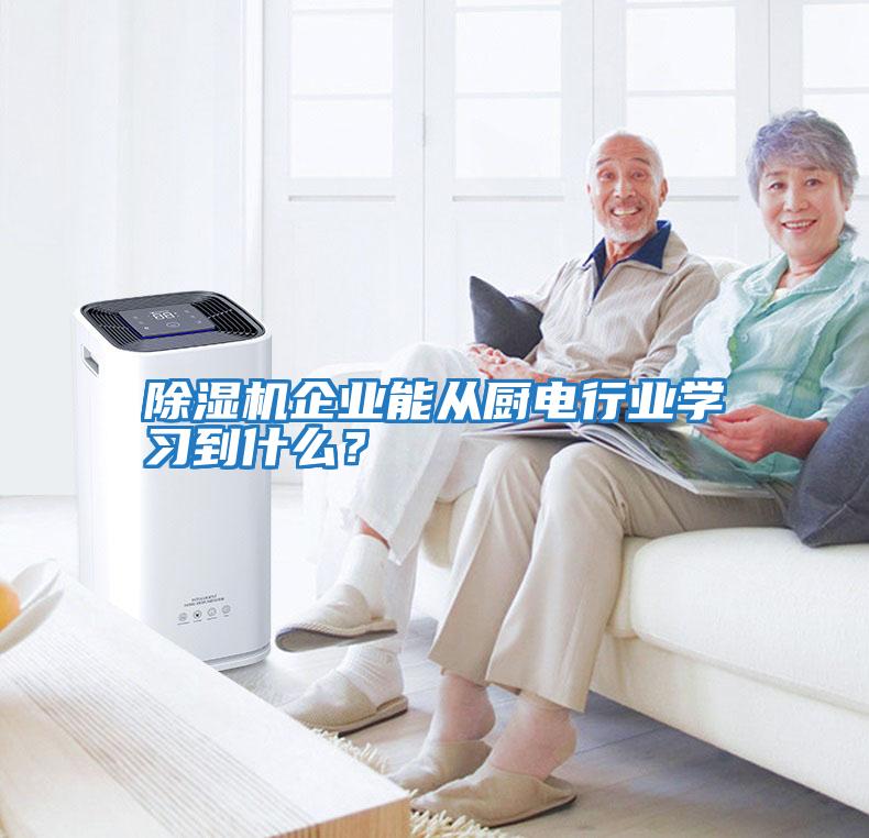 除濕機(jī)企業(yè)能從廚電行業(yè)學(xué)習(xí)到什么？