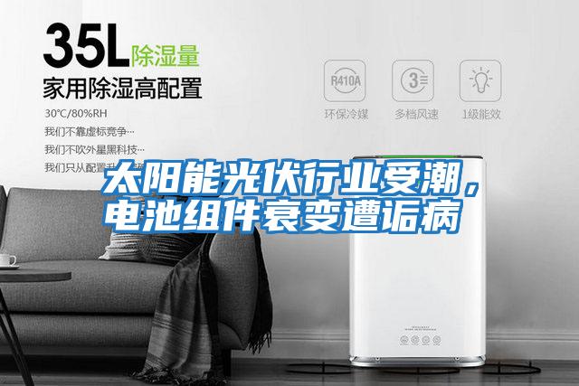 太陽(yáng)能光伏行業(yè)受潮，電池組件衰變?cè)庠嵅?></div>
								<div   id=