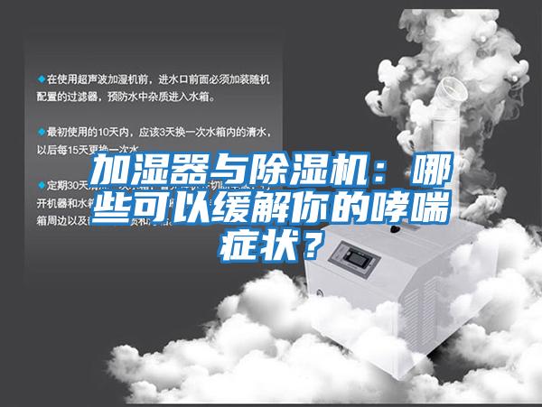 加濕器與除濕機：哪些可以緩解你的哮喘癥狀？