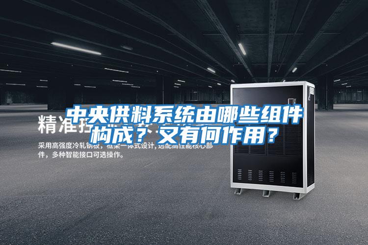 中央供料系統(tǒng)由哪些組件構(gòu)成？又有何作用？