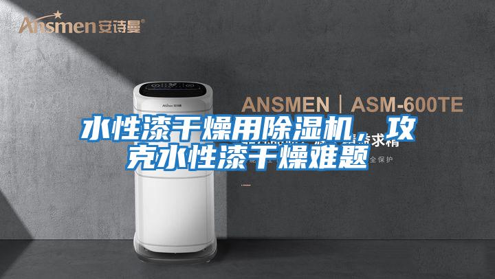 水性漆干燥用除濕機，攻克水性漆干燥難題