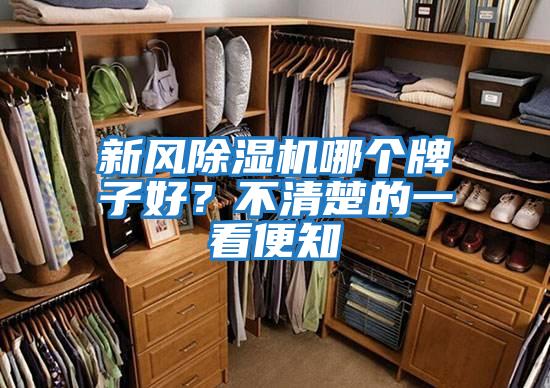 新風除濕機哪個牌子好？不清楚的一看便知