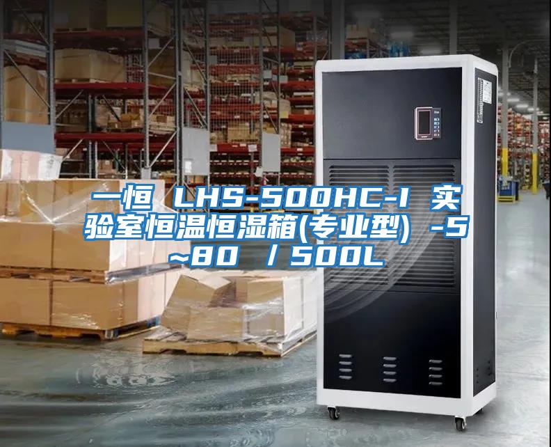 一恒 LHS-500HC-I 實驗室恒溫恒濕箱(專業型) -5~80℃／500L