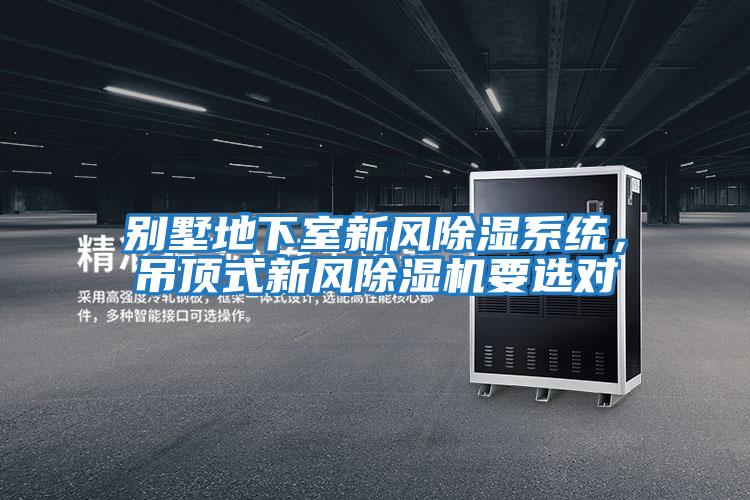 別墅地下室新風(fēng)除濕系統(tǒng)，吊頂式新風(fēng)除濕機(jī)要選對(duì)
