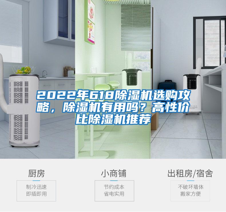 2022年618除濕機選購攻略，除濕機有用嗎？高性價比除濕機推薦