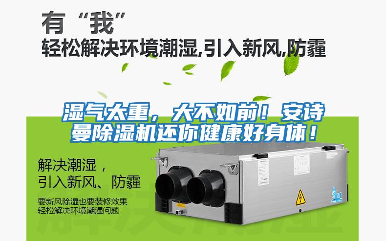 濕氣太重,大不如前!安詩曼除濕機還你健康好身體!