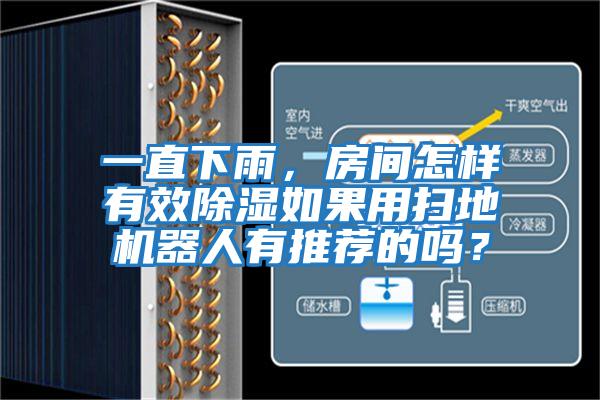 一直下雨，房間怎樣有效除濕如果用掃地機器人有推薦的嗎？