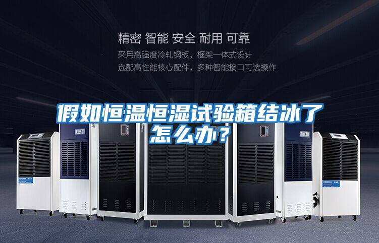 假如恒溫恒濕試驗箱結冰了怎么辦？