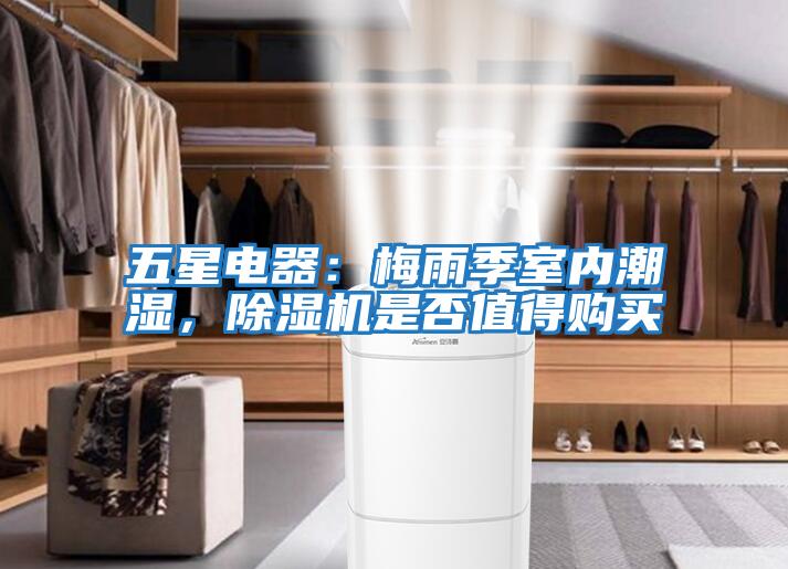五星電器：梅雨季室內潮濕，除濕機是否值得購買
