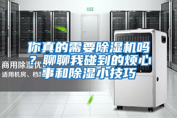 你真的需要除濕機嗎？聊聊我碰到的煩心事和除濕小技巧