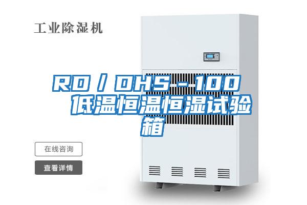 RD/DHS-100 低溫恒溫恒濕試驗(yàn)箱