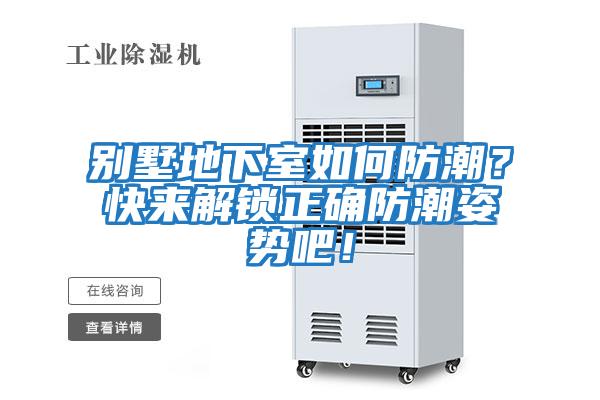 別墅地下室如何防潮？快來解鎖正確防潮姿勢吧！