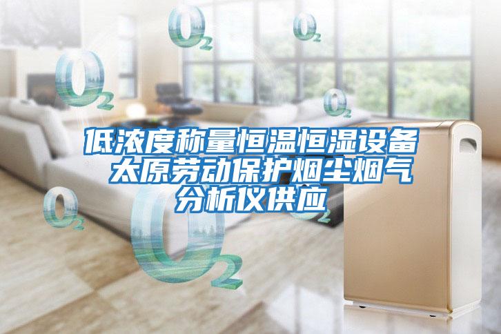 低濃度稱量恒溫恒濕設備 太原勞動保護煙塵煙氣分析儀供應