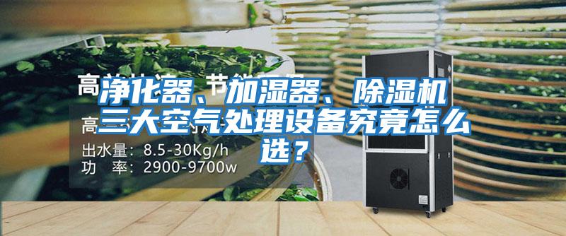 凈化器、加濕器、除濕機(jī) 三大空氣處理設(shè)備究竟怎么選？
