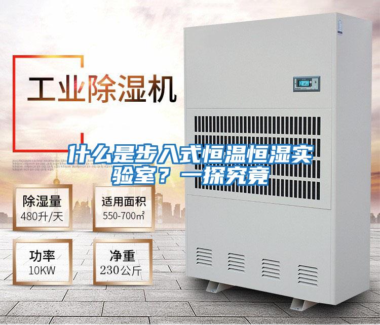 什么是步入式恒溫恒濕實驗室?一探究竟