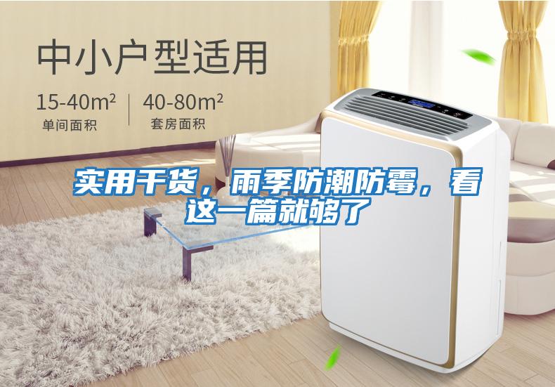 實用干貨,雨季防潮防霉,看這一篇就夠了