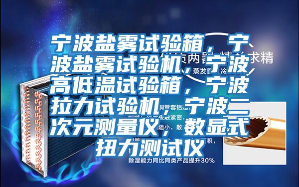 寧波鹽霧試驗箱，寧波鹽霧試驗機，寧波高低溫試驗箱，寧波拉力試驗機，寧波二次元測量儀，數顯式扭力測試儀