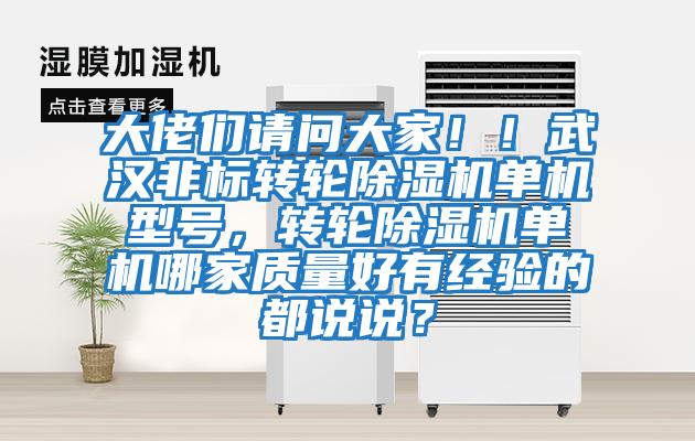 大佬們請問大家!!武漢非標轉輪除濕機單機型號,轉輪除濕機單機哪家質量好有經驗的都說說?