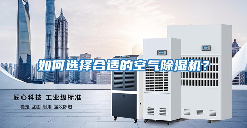 如何選擇合適的空氣除濕機？