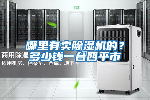 哪里有賣除濕機的？多少錢一臺四平市