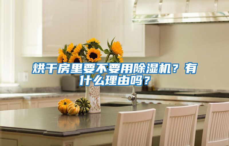 烘干房里要不要用除濕機？有什么理由嗎？