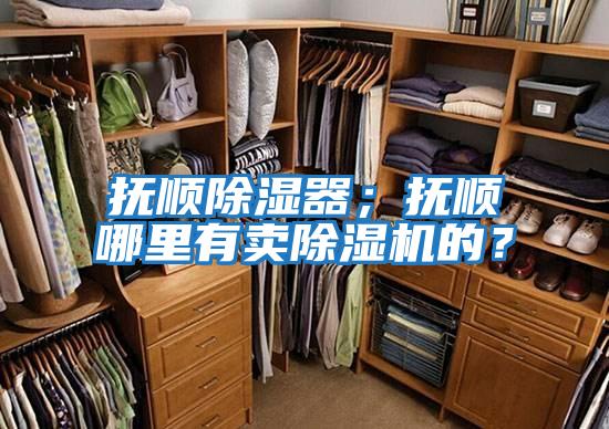 撫順除濕器；撫順哪里有賣除濕機(jī)的？