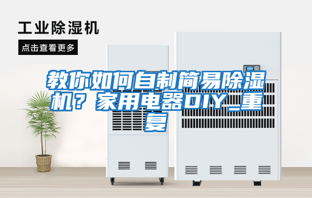 教你如何自制簡易除濕機？家用電器DIY_重復