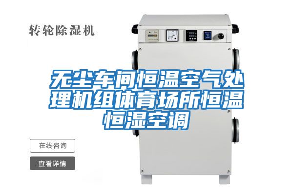 無塵車間恒溫空氣處理機組體育場所恒溫恒濕空調
