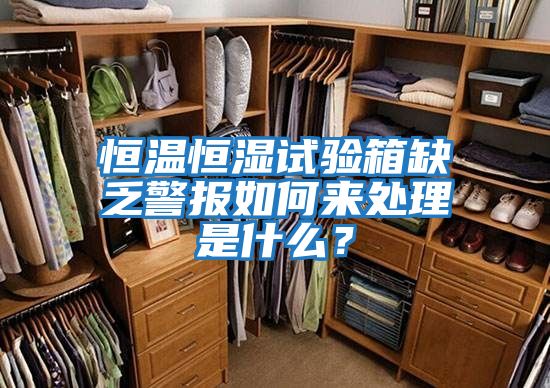 恒溫恒濕試驗(yàn)箱缺乏警報(bào)如何來(lái)處理是什么？