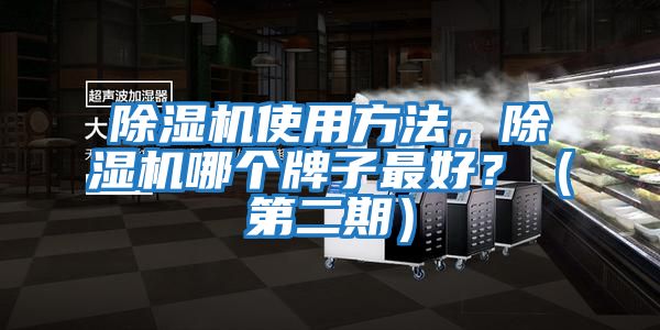 除濕機使用方法，除濕機哪個牌子最好？（第二期）