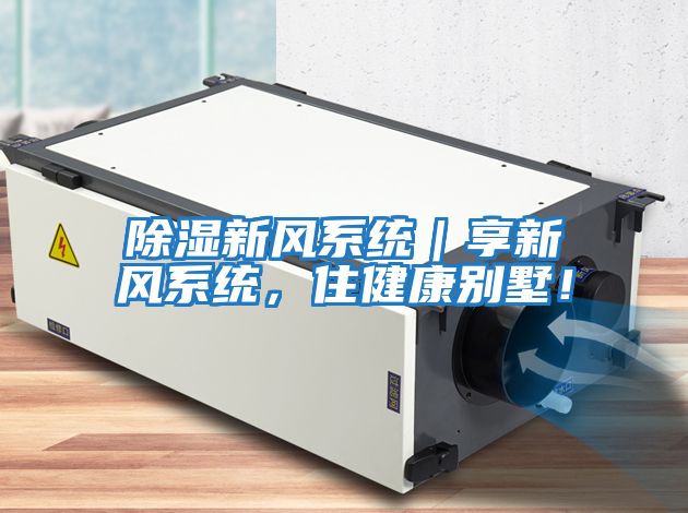 除濕新風系統｜享新風系統，住健康別墅！