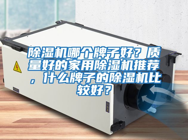 除濕機哪個牌子好？質量好的家用除濕機推薦，什么牌子的除濕機比較好？